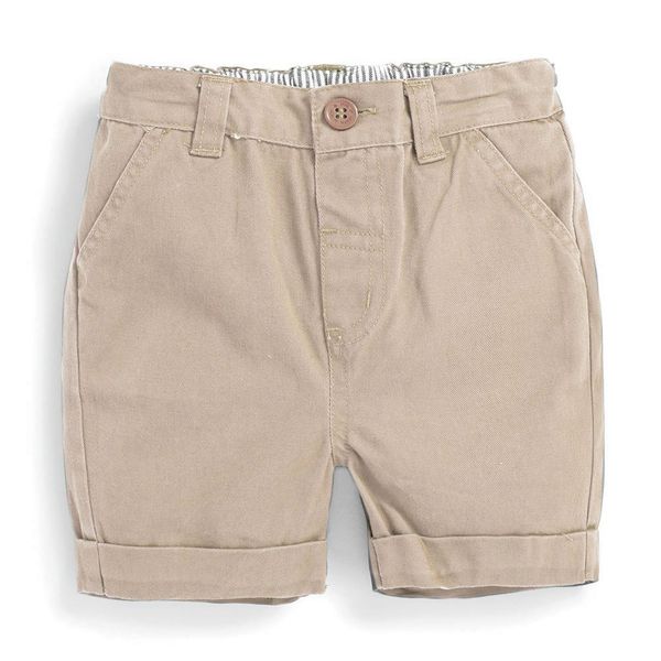 英國 JoJo Maman BeBe - 嬰幼兒/兒童100% 純棉短褲-卡其色