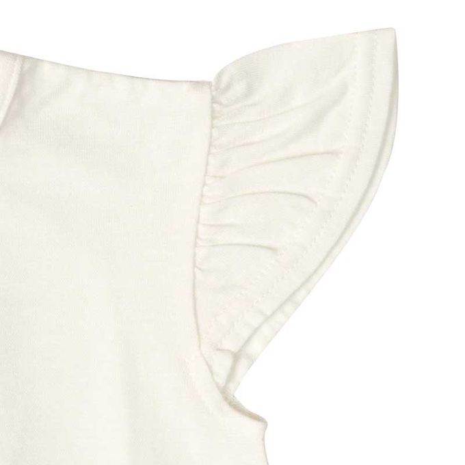 akachan honpo - 短袖T恤-印花-象牙白色