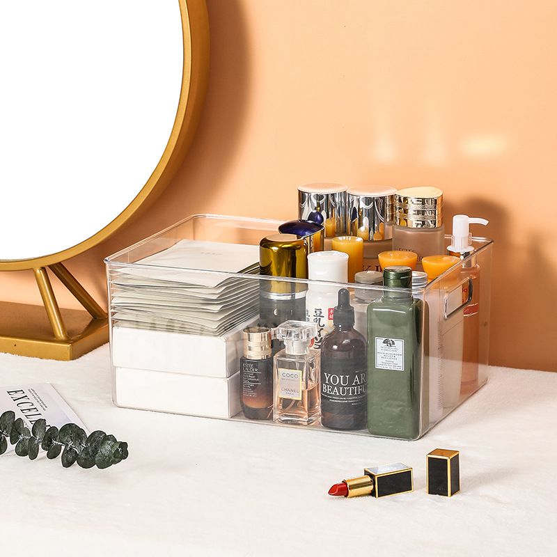 有提把透明收納盒-中號 (29.5x19x15.2cm)