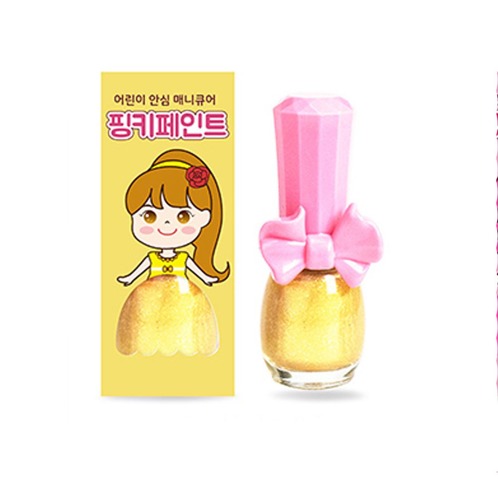 韓國 Pink Princess - 可撕式水性指甲油-璀璨陽光(亮粉色系）