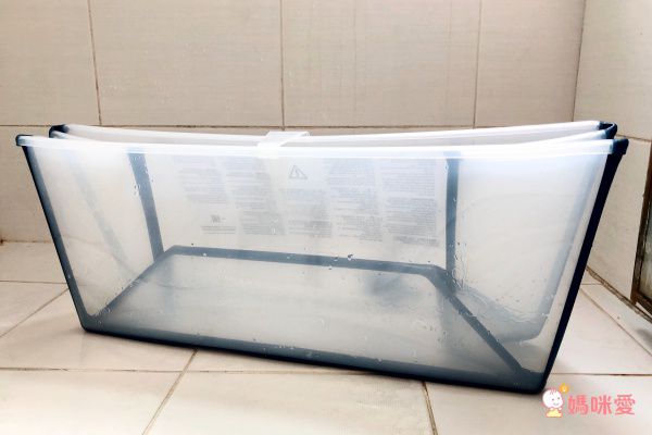 Stokke - Flexi Bath 折疊式浴盆-X-Large-加大版-白色(灰色包邊)