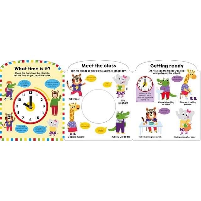 Priddy Learning: My First Clock Book 我的第一本時鐘遊戲書