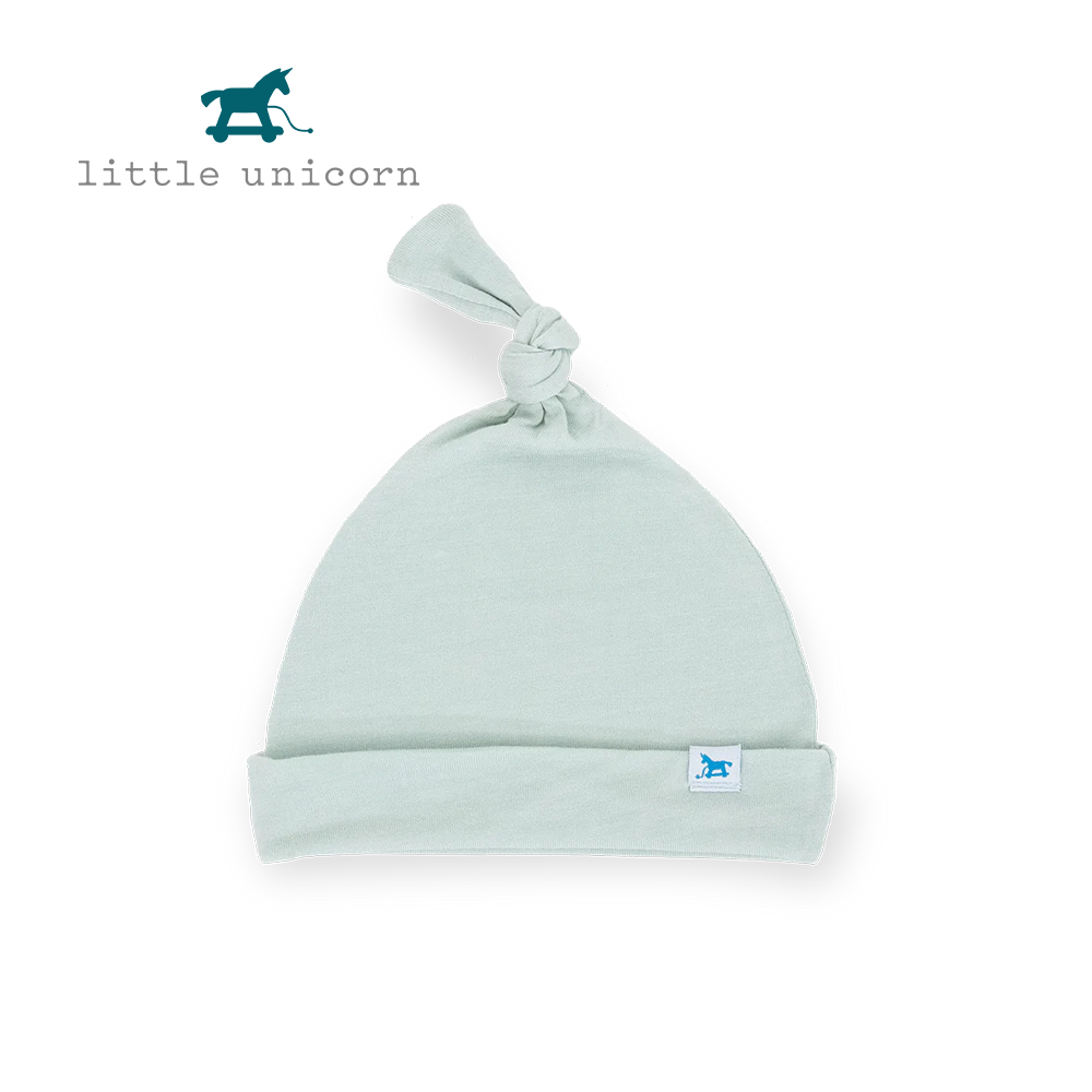 美國 Little Unicorn - 絲柔超彈嬰兒帽-奶霜綠