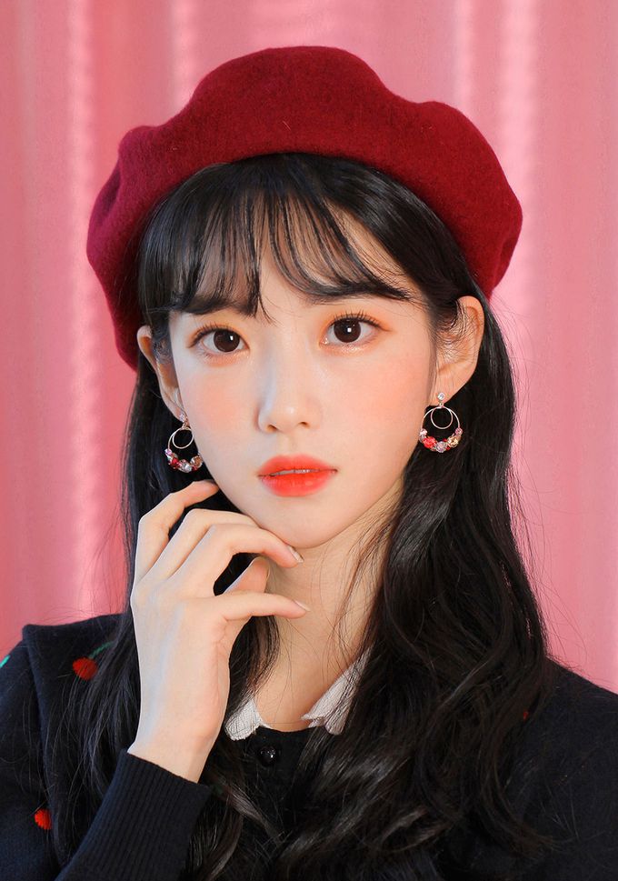 韓國 Soo&Soo - 法式風羊毛貝雷帽-棕 (直徑28cm，高7cm, 頭圍56cm)