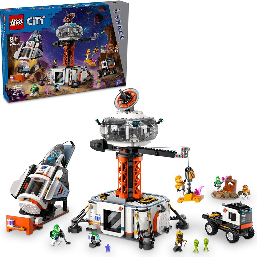 樂高 LEGO - LEGO樂高 LT60434 City 城市系列 - 太空基地和火箭發射台