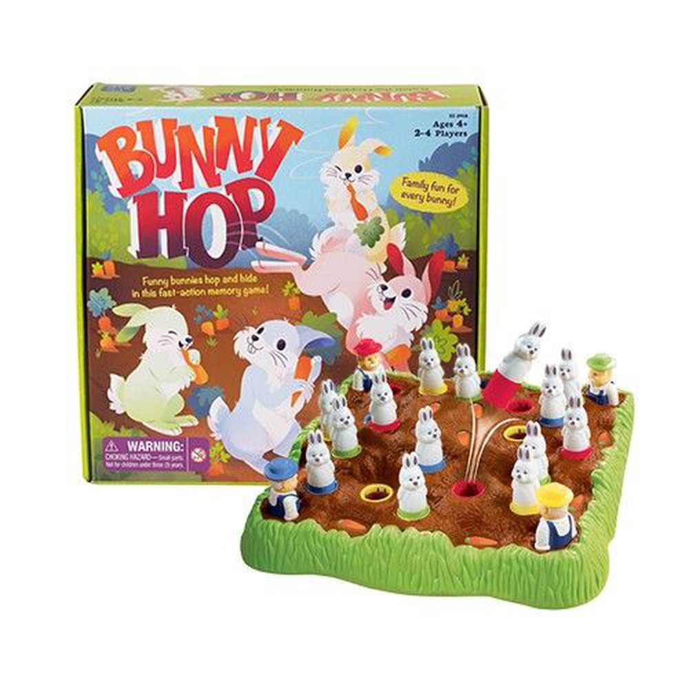 美國 Educational Insights - 親子互動桌遊-彈跳兔兔-4歲以上