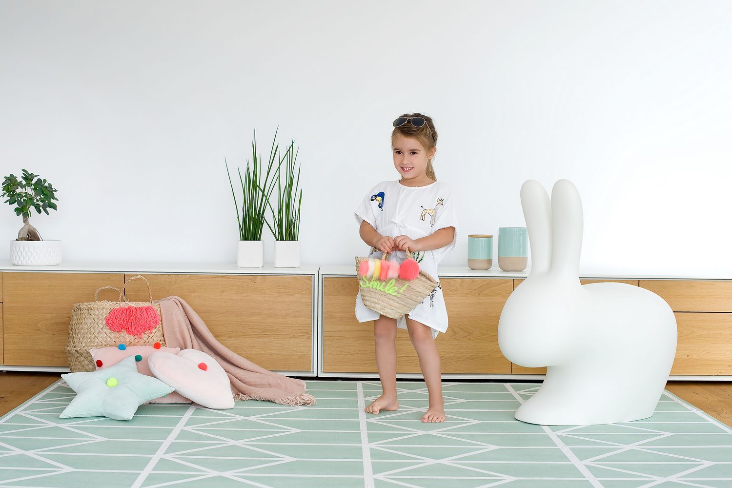 德國 toddlekind - 北歐風系列遊戲地墊-抹茶綠-一組6片