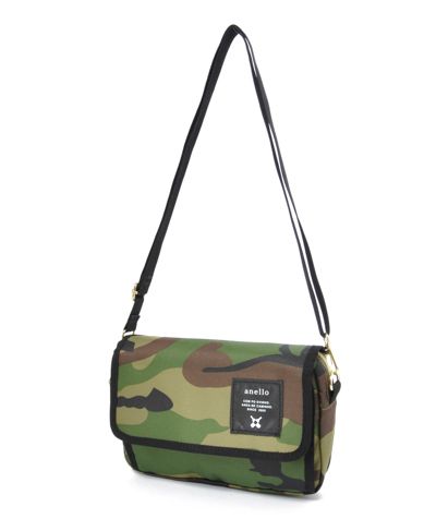 日本 Anello - 旅遊外出隨身包-mini小尺寸-CAMO迷彩