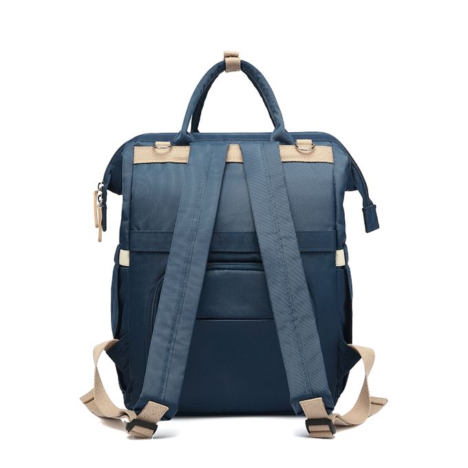 Heine 海恩 - WIN-215 後背包 收納後背包 媽媽包 尼龍包 待產包 育兒包 女包-靛藍