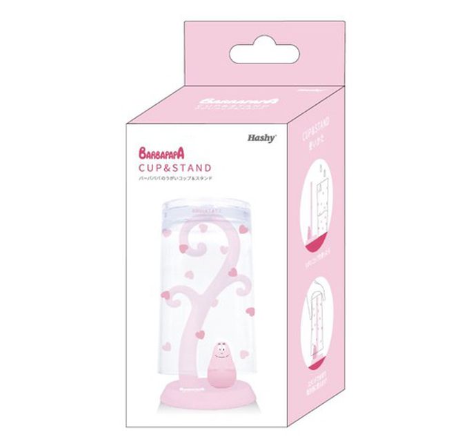 日本 Hashy - 樹枝造型杯架/漱口杯組-泡泡先生 (杯子Φ6.5x11cm)