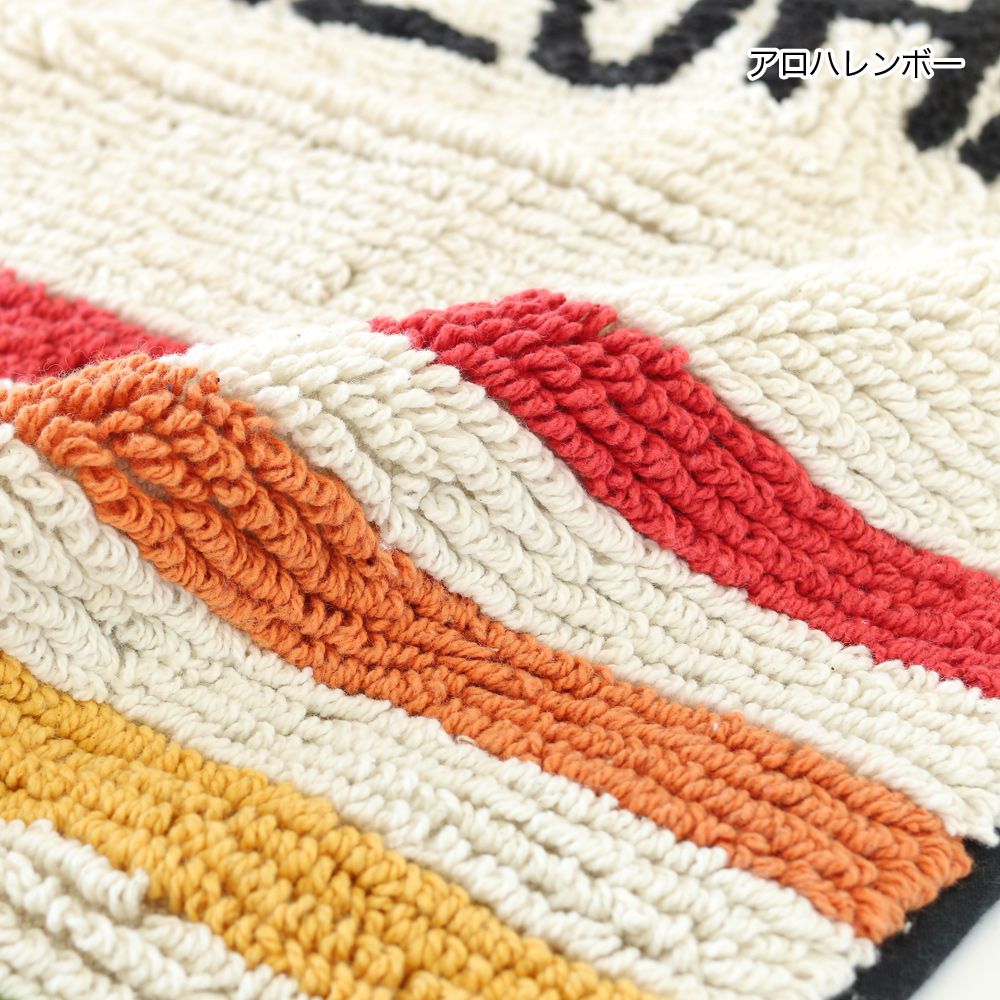 日本 TOMO - 夏威夷海洋風針織地墊-衝浪板L-SURF (L(約118×38cm))