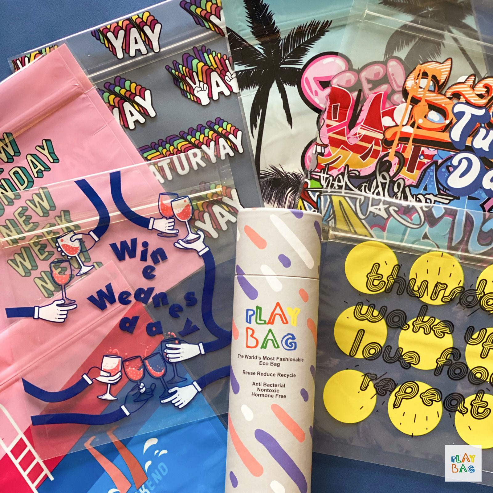 PLAY BAG瘋狂小袋 - Seven Days 抗菌萬用環保密實袋 (小型) 7入