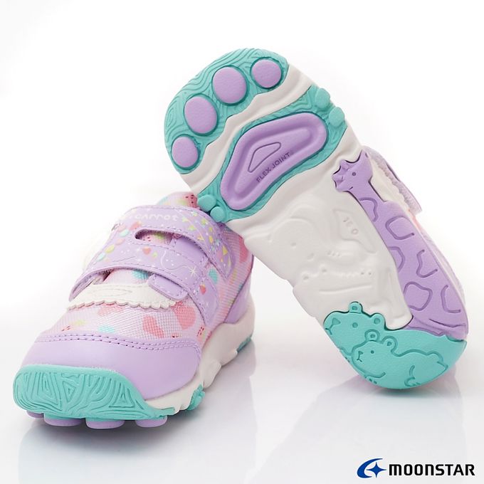 Moonstar日本月星 - 玩耍機能童鞋-CRC23419紫中小童)-機能運動鞋-紫