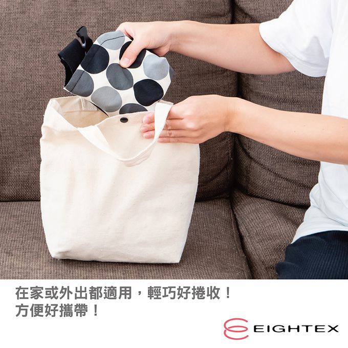 日本 Eightex - 日製攜帶型座椅安全帶-花樣黑