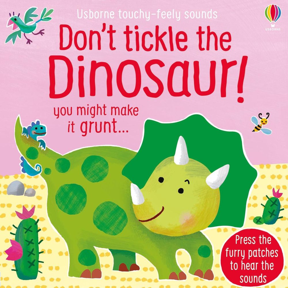Don't tickle the Dinosaur! 恐龍搔搔癢（觸摸音效書）-硬頁