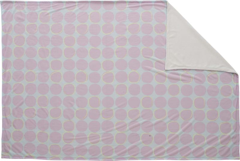 日本小泉 - 節電對策 接觸涼感薄被/蓋毯-清爽點點-質感灰 (140x190cm)