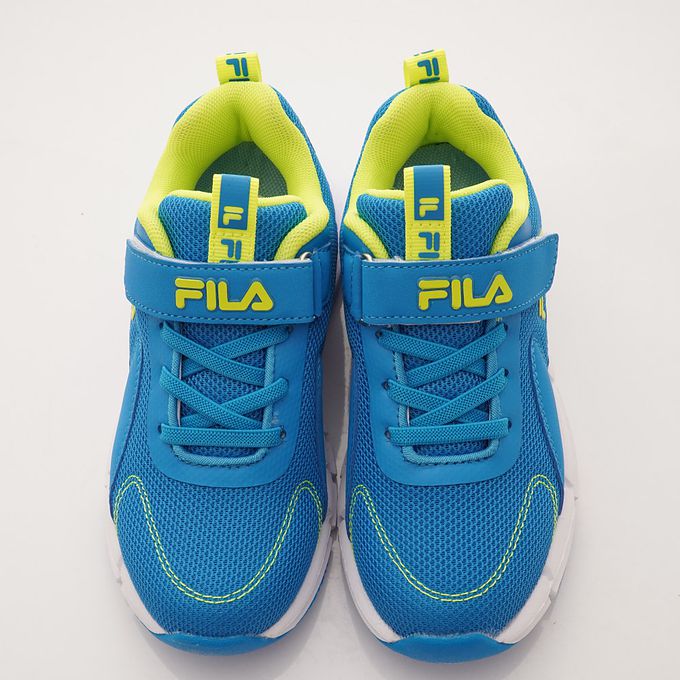 FILA - FILA輕量慢跑運動鞋(中大童段)-運動鞋-藍綠
