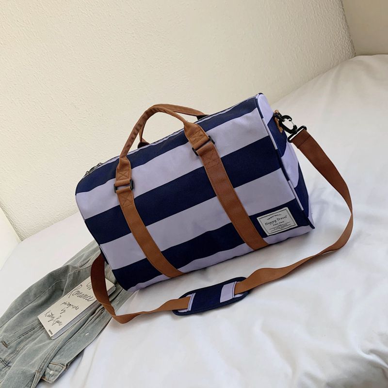 牛津布2way側背包-卡其棕