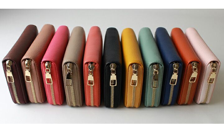 日本 LIZDAYS - 輕巧經典皮革短夾/零錢包-天空藍 (12x8.5x2cm)