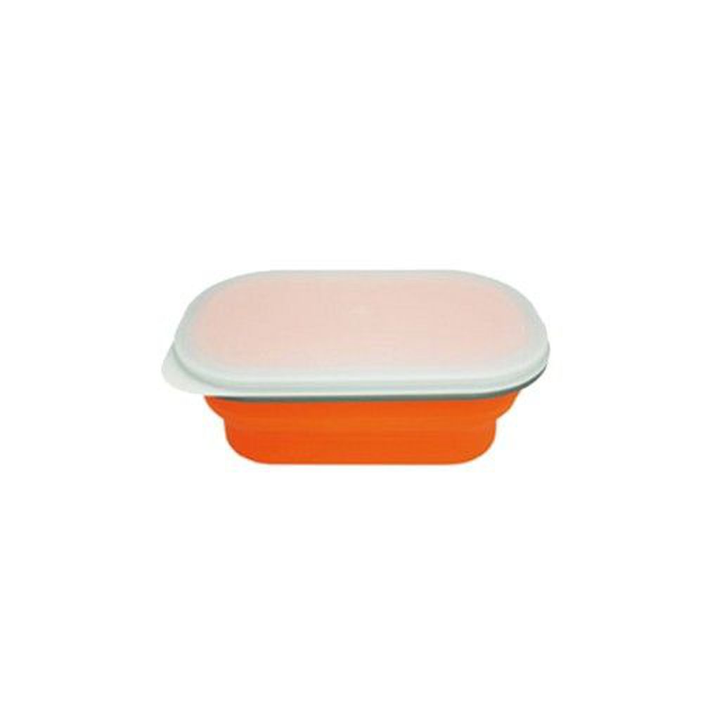 Lexngo - 可折疊快餐盒-橘 (小)-580ml