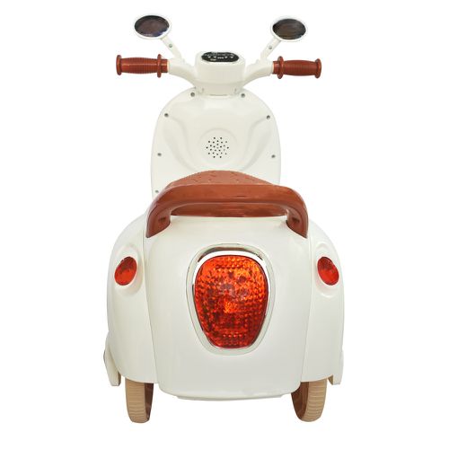 復刻達可 兒童電動摩托車 RT-618W-白色