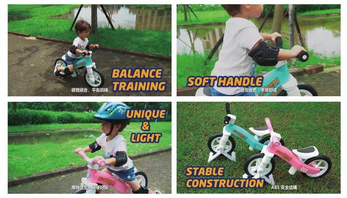 solex - 兒童滑步車-無護具款-藍色