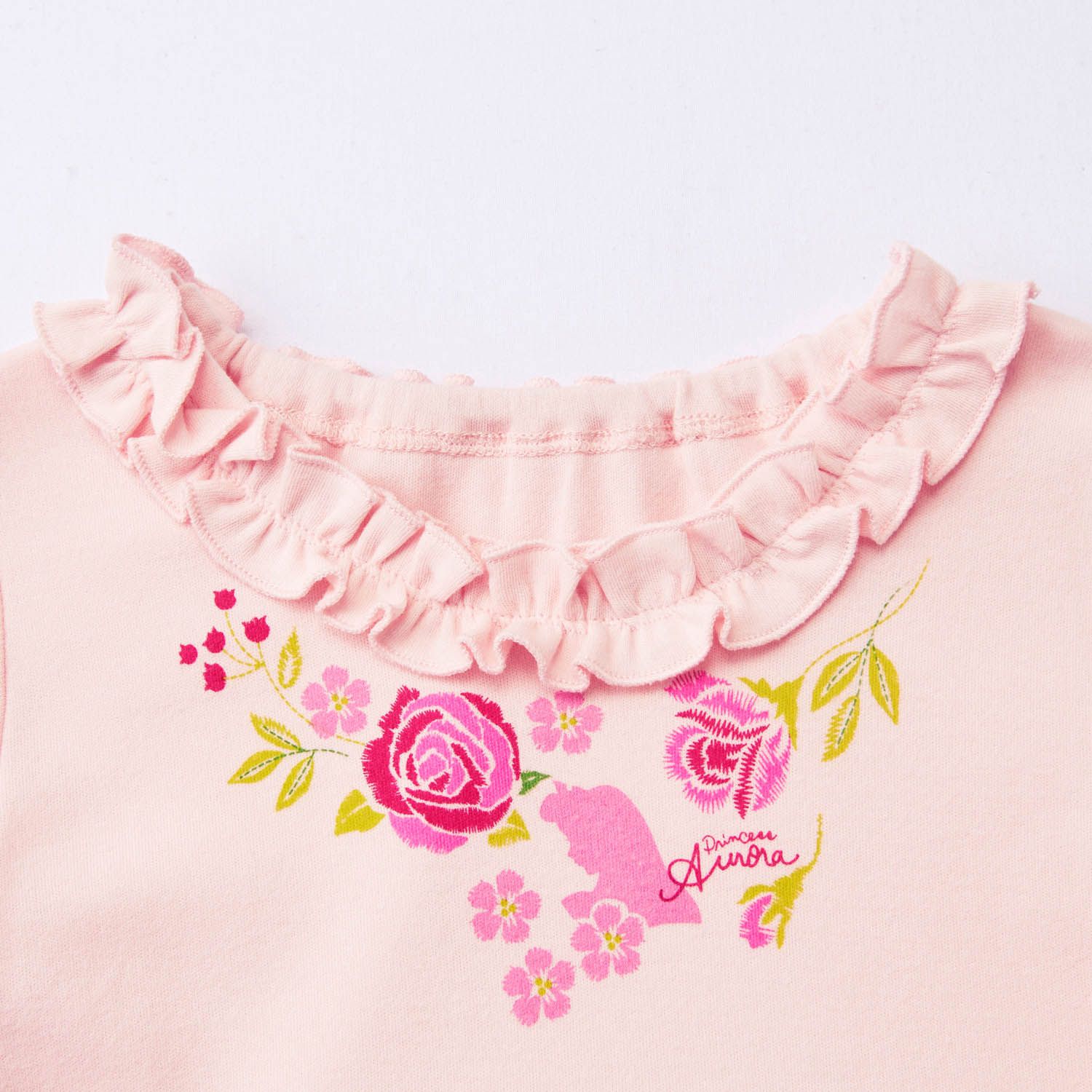 日本千趣會 - 迪士尼公主紗裙襬長袖洋裝-艾莎-白藍