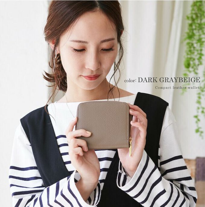 日本 LIZDAYS - 真皮16格摺疊短夾/零錢包-天空藍 (11x9.5x3.5cm)