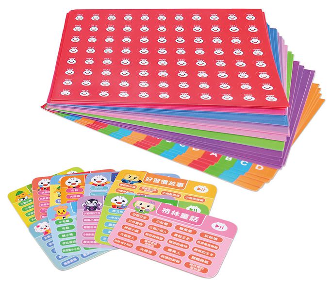 多重點讀筆-FOOD超人(32G內建386首曲目+充電底座+藍牙+錄音貼紙+歌曲點讀卡+傳輸線)