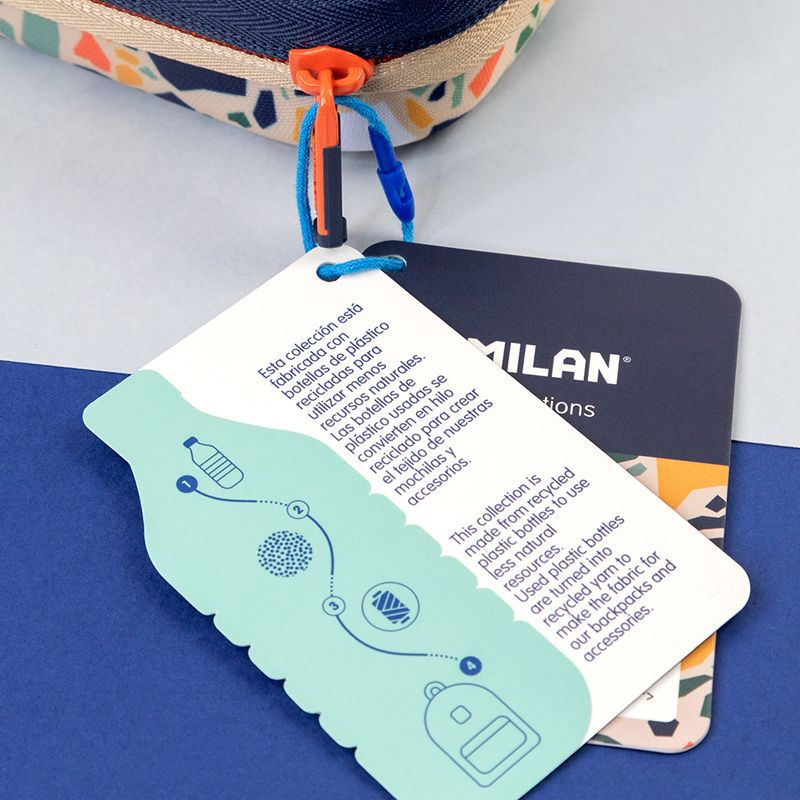 MILAN - 硬殼式筆袋_復古花磚