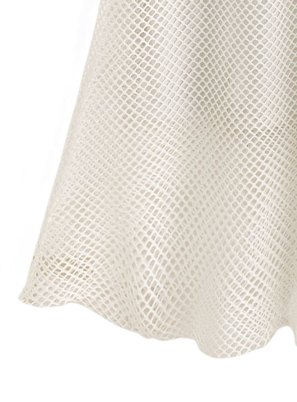 日本 GRL - 酷甜網紗拼接飄逸長裙-米杏 (F)