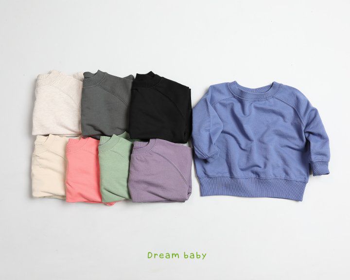 韓國製 - 素色純棉大學T-粉紅