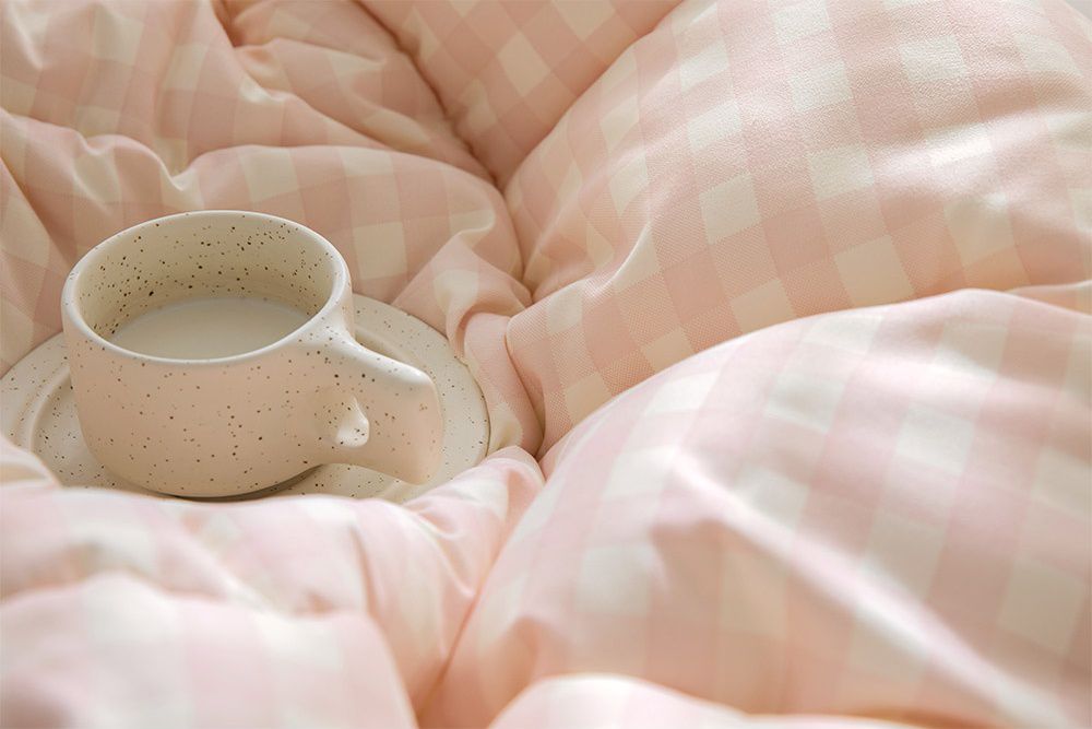 韓國 Maatila - 可水洗超細纖維桃皮感棉被-草莓果凍