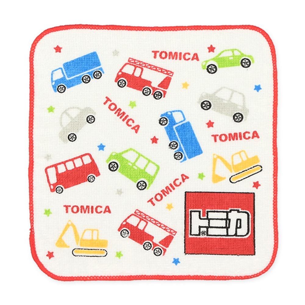 純棉上學擦手巾/手帕(5入組)-帥氣TOMICA (16×16cm)