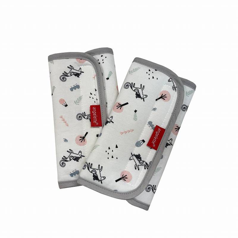 akachan honpo - angelette背帶口水巾-白色 (W215×H165mm)