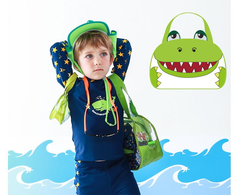 韓國 Beach Boom - 超萌卡通圖案防潑水海灘包-夢幻獨角獸 (29*10*20cm)