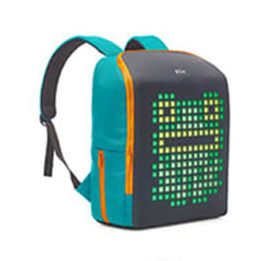 美國 Pix Mini - 兒童防水LED智能互動背包-湖水綠