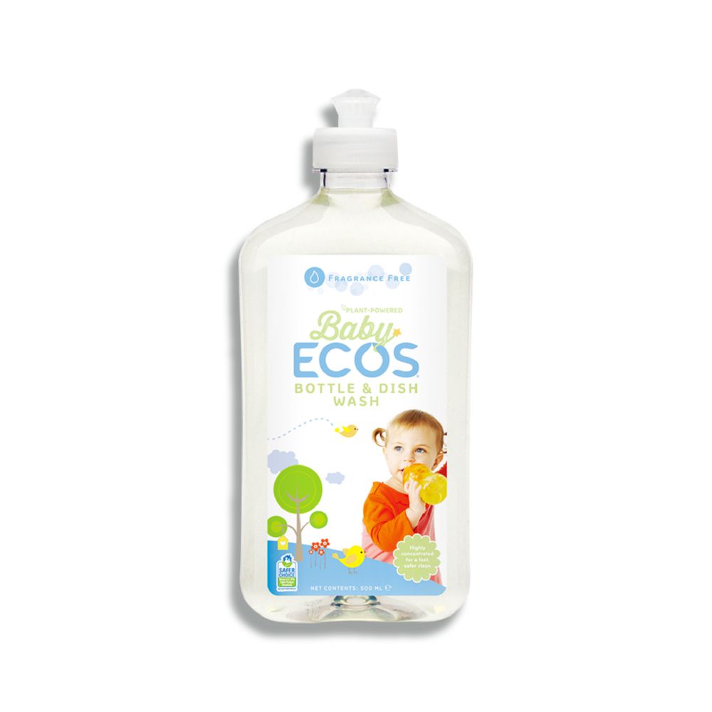美國 ECOS - 嬰幼兒奶瓶餐具清潔液-500 ml