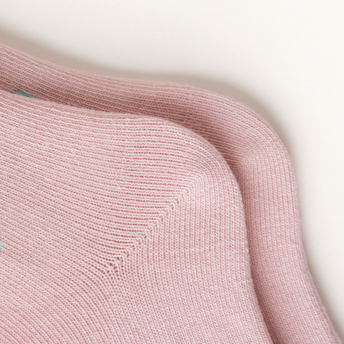 love, charlotte - 馬卡龍色彩虹夢幻獨角獸中筒棉襪-5 雙一組