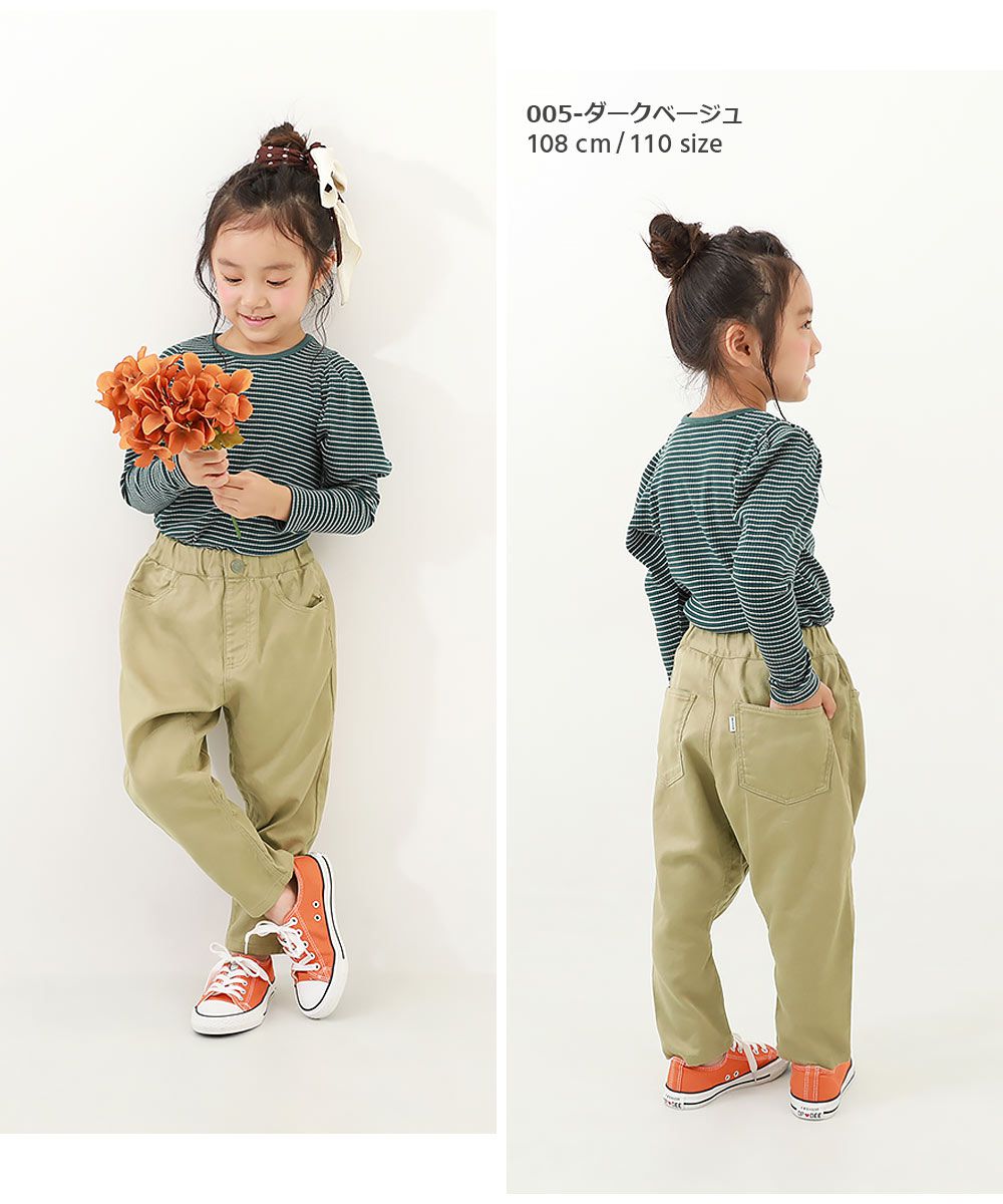 日本 devirock - 簡約廓形率性休閒感長褲-卡其棕