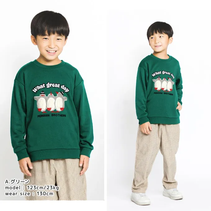 日本 ZOOLAND - 立體刺繡貼布長袖上衣-熊熊-象牙白