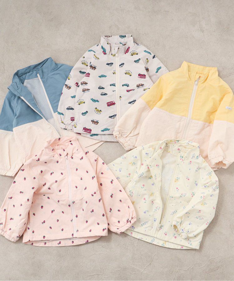 日本 apres les cours - 百搭防潑水薄款防風外套-米白車車