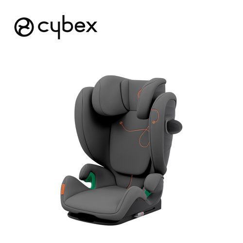 德國 Cybex - Solution G i-Fix  3-12歲 頂級透氣美型兒童安全汽座-冰川灰