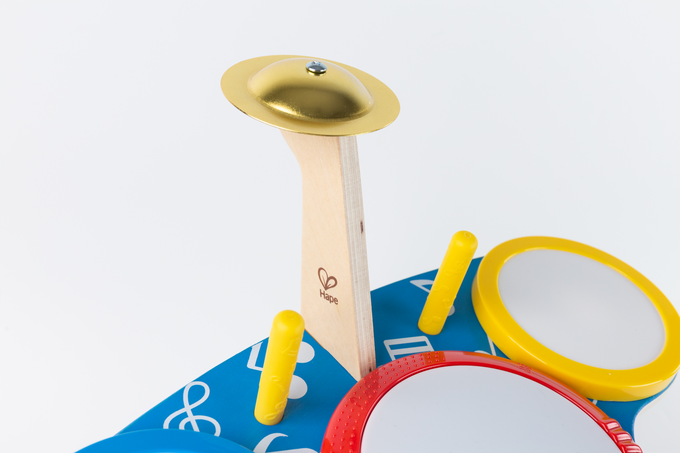 德國 Hape - 三重動感電子鼓