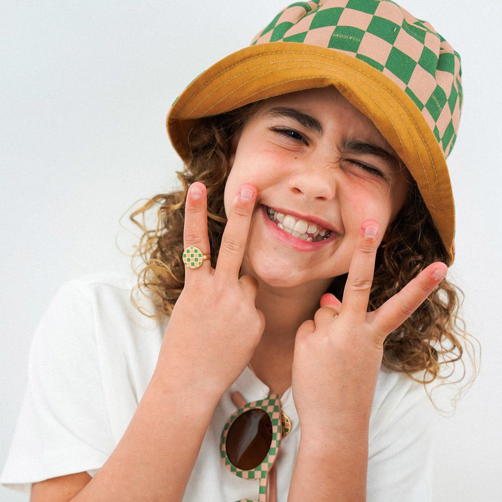 丹麥 GRECH & CO. - 可調式戒指二入組-花朵 (適用於3歲以上)