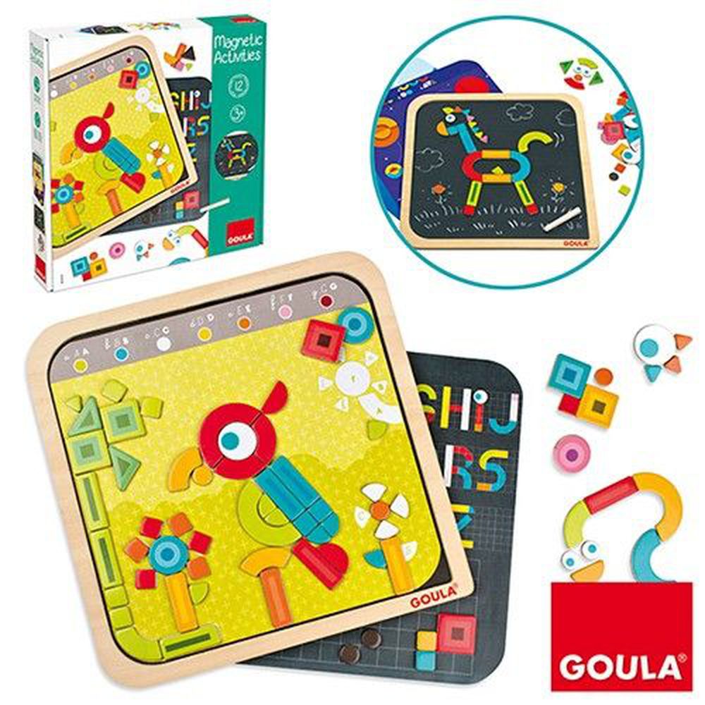 西班牙 GOULA - 磁鐵創意拼圖組-3歲以上