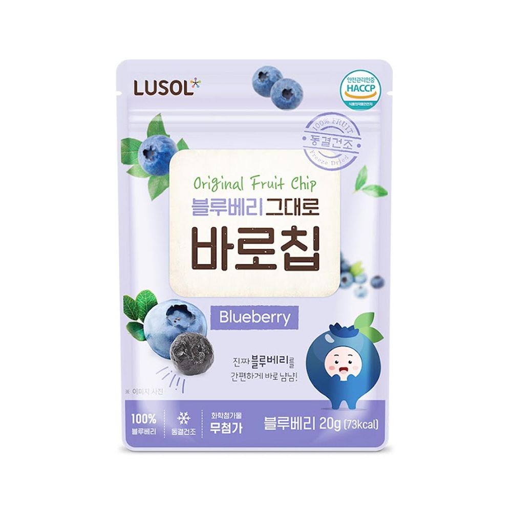 韓國 LUSOL - 水果乾(12m+) (藍莓)-20g