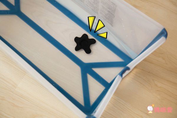 Stokke - Flexi Bath折疊式浴盆配件-感溫水塞-黑