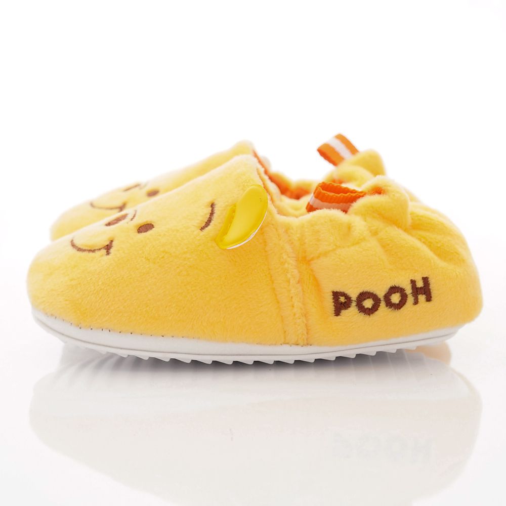 Disney - 迪士尼童鞋-維尼電繡絨毛學步鞋款 (寶寶段)-黃