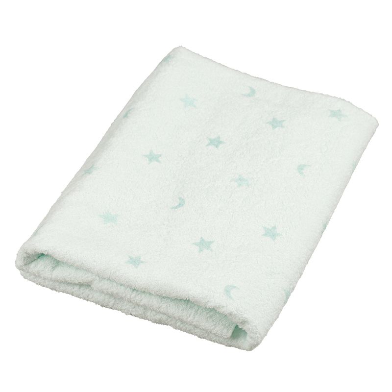 akachan honpo - 鬆軟浴巾-長方形-綠色 (70×120cm)